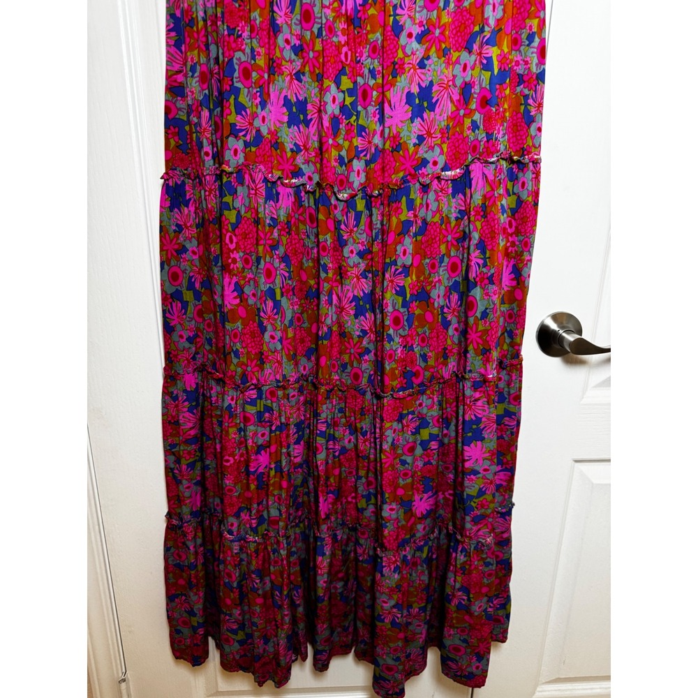 ‼️SALE‼️ Natural Life Berkley Boho Floral Dress Womens Medium - Picture 4 of 6